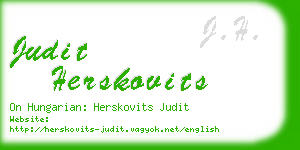 judit herskovits business card